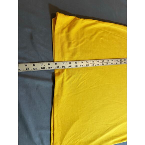 Elevate Men’s Polo Shirt Large Yellow Short Sleeve Performance Golf Casual Logo - Picture 4 of 13